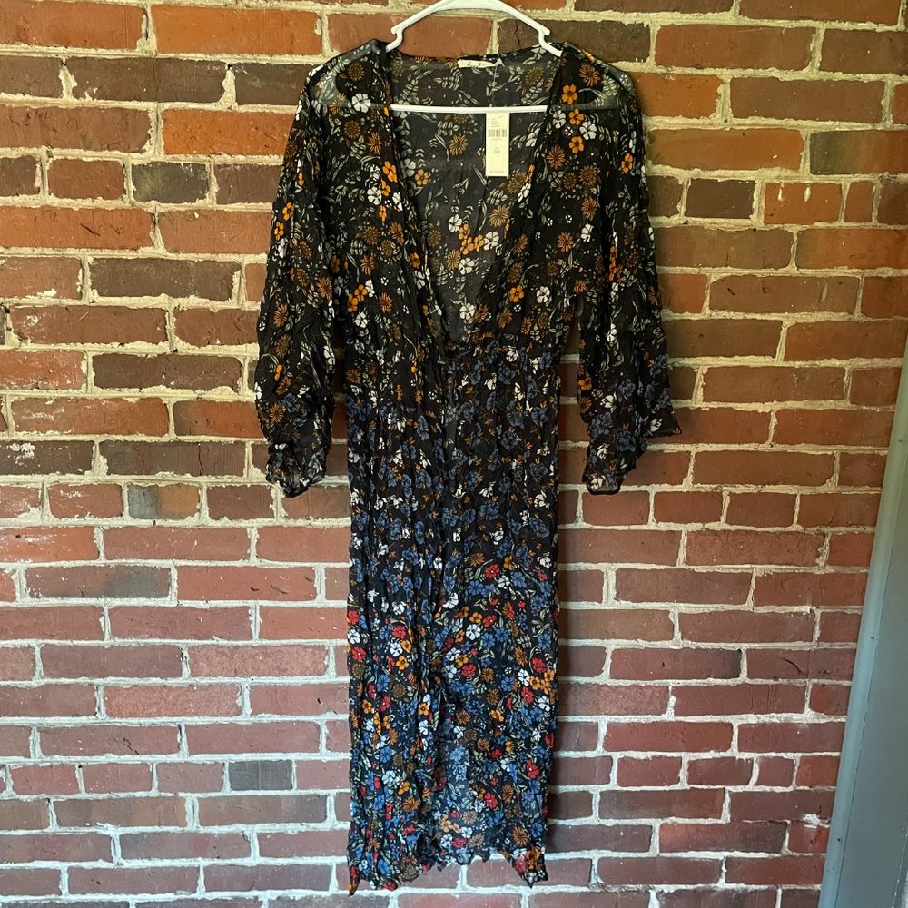 Anthropologie Floreat Primrose Kimono, NWT, one-size